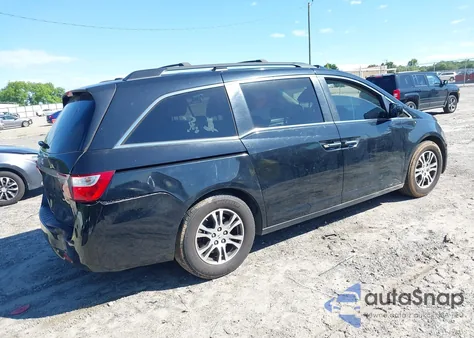 2011 Honda Odyssey Ex-L из США, поврежденный, VIN 5FNRL5H67BB087064